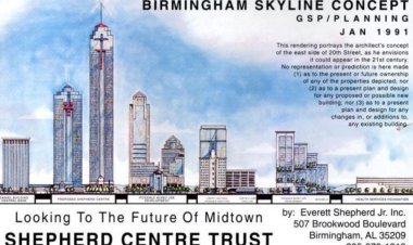 How Birmingham’s Skyline Could Have Transformed with a $200 Million 1980s Project