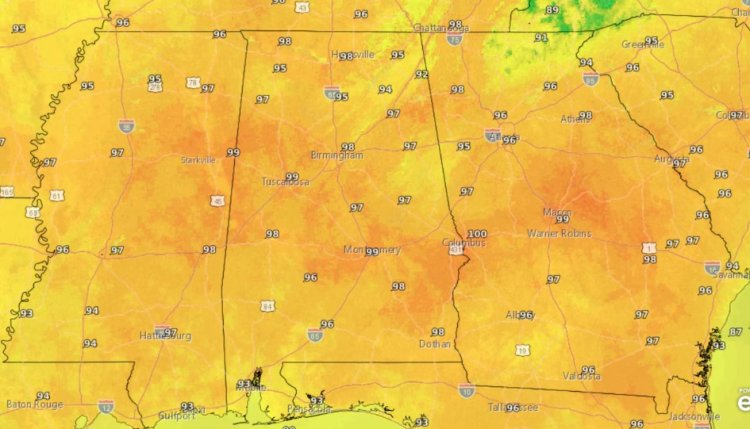 Rising Temperatures in Alabama: How Hot Will It Get on Saturday?