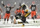 ‘Happy and grateful’ to play in the snow, Jameis Winston delivers upset win for Browns