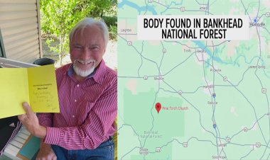 A 70-year-old hunter was found dead in Alabama's Bankhead National Forest, 24 hours after going missing.