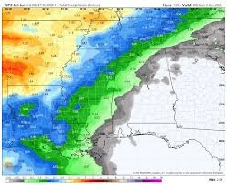 How much rain could Alabama get this week?