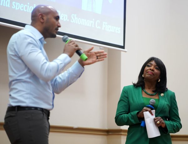 Rep. Shomari Figures Fires Back at Trump Rally Attacks During South Alabama Campaign Push