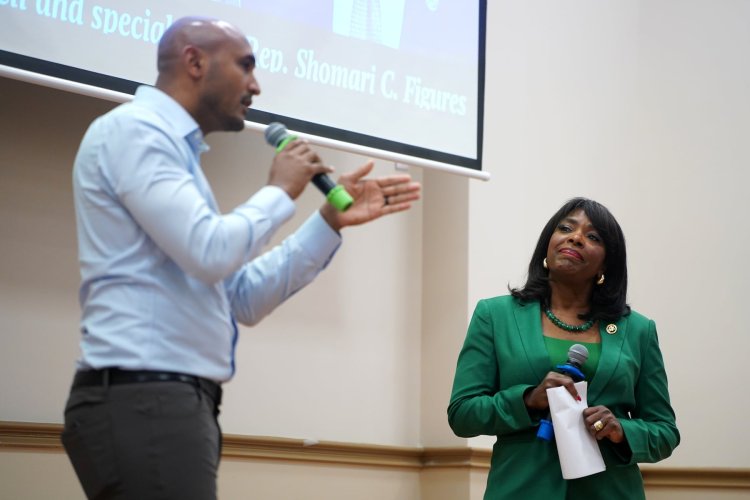 Rep. Shomari Figures Fires Back at Trump Rally Attacks During South Alabama Campaign Push